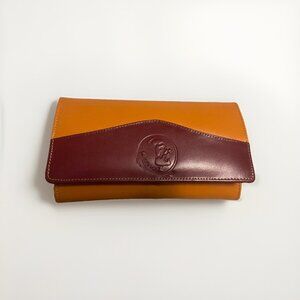 FSU Checkbook Wallet Vintage Leather Noles =]]==FSU=}}= >>